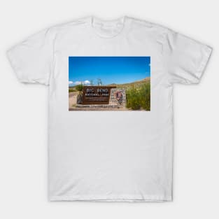 Big Bend National Park Sign T-Shirt